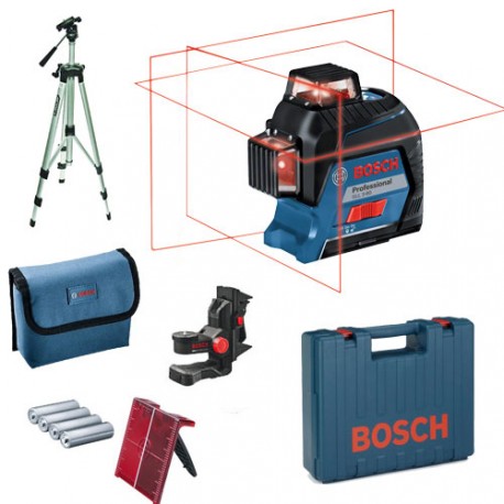 Pack Laser GLL 3-80 Bosch + Coffret + Trepied👷‍♂️