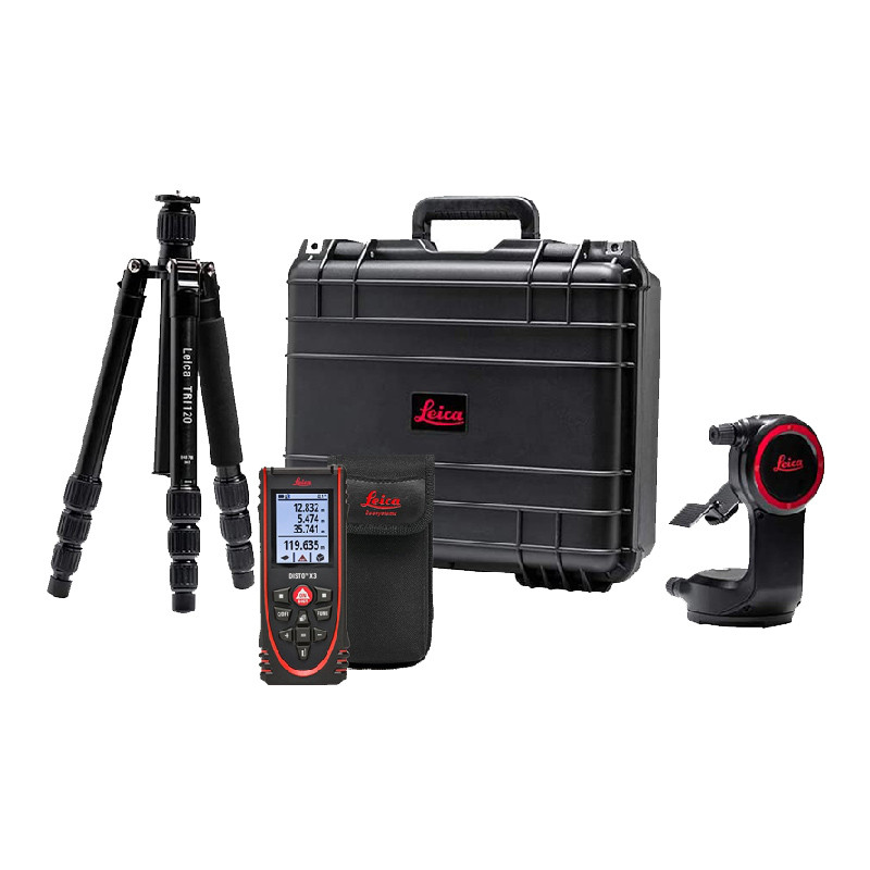 Pack télémètre Leica DISTO X3 + Adaptateur DST 360 + Trépied TRI 12👷‍♂️